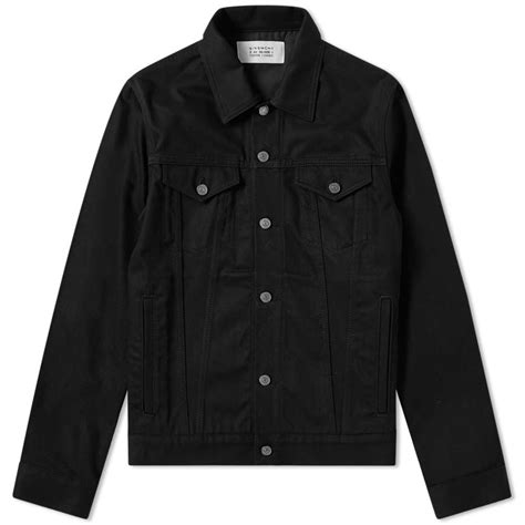 givenchy tapered denim cotton jacket with tape in back|Givenchy Jean and denim jackets for Women .